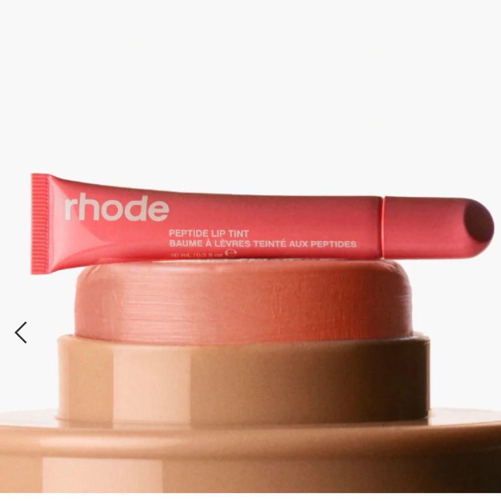 Rhode Skin Peptide Lip Tint in Limited Edition shade Peach Pit